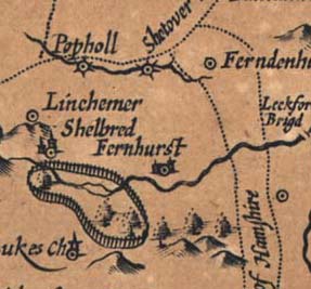 John Speed's Sussex map 1610 (19KB); click for larger version (135KB)